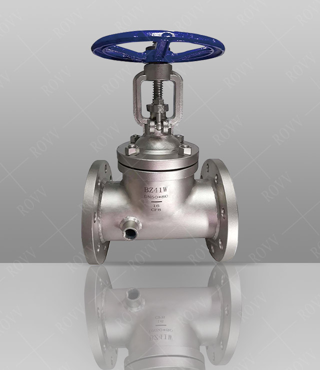 Thermal insulation gate valve